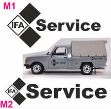 1 Aufkleber IFA Service L60 W50 Hänger LPG Werkstatt Oldtimer  IFA mobile DDR