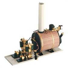 Krick Victor Maxi Twin Dampfmaschine liegender Kessel komplett / 22310