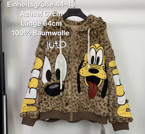 Pluto plüsch jacke größe - plüsch,