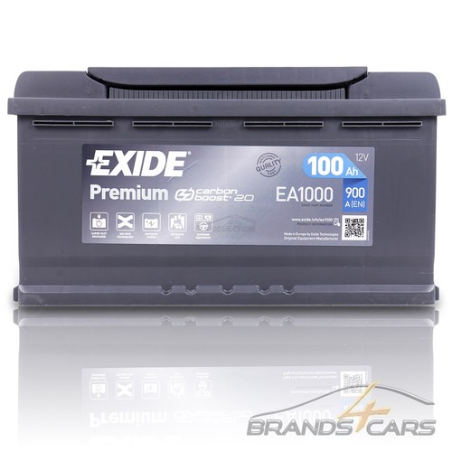 Exide autobatterie 12v 100ah - autobatterie,
