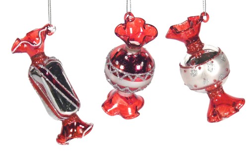 3er set christbaumschmuck - set,