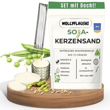 Kerzensand Sojawachs Set mit