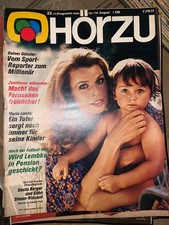 Hörzu Zeitschrift 32/1974 (10.–16. August 1974) • Senta Berger mit Sohn Simon-Vi