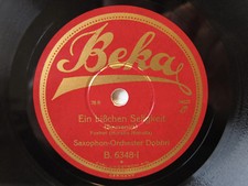 78rpm SAXOPHON ORCH. DOBBRI - Geh, Bubi ! (Do the black bottom with me) - 1928