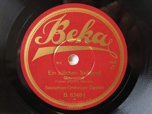 78rpm saxophon orch dobbri - saxophon, orch.