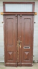 Alte eingangstür mit - alte,
