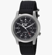 Seiko 5 Sports schwarzes