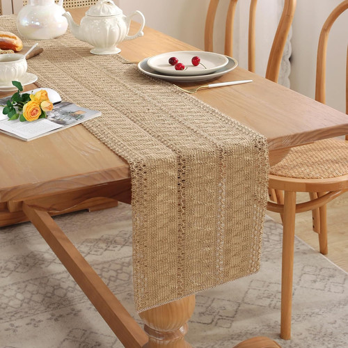 Makramee beige boho mit - makramee,