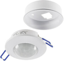 Decken Bewegungsmelder 360° PIR LED geeignet 800W Einbau Bewegungs Melder Flat
