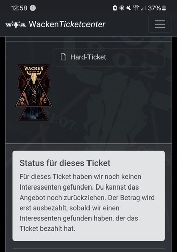 Wacken tickets 2024 - 2x,