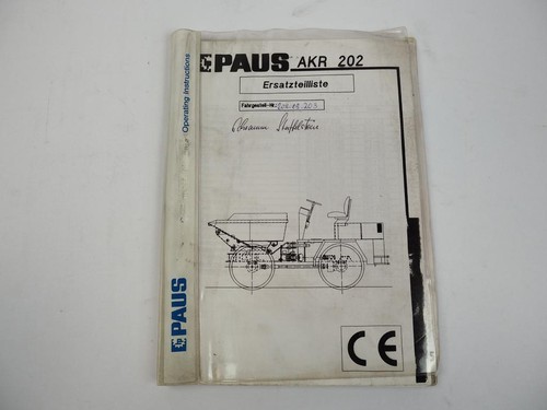 Paus akr 202 dumper - paus,