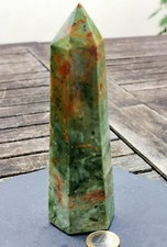 Chrysopras Obelisk Edelstein -