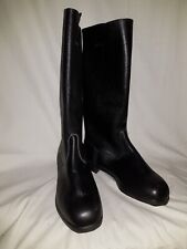 DDR Lederstiefel Offizier genarbt NVA MdI Bepo Größe 27/40,5 1970er/80er Jahre