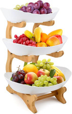 Obst Etagere 3 Stöckig Weiß