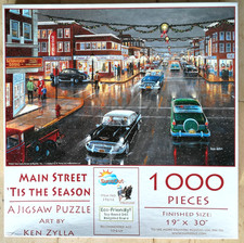 SunsOut Puzzle "Main Street ´tis the Season" 1000 Teile