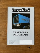 Orig. LANDINI Programm Prospekt Brochure Traktor Schlepper Landmaschinen D2