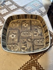 Royal Copenhagen Fajance Schale 26,5 cm x 26,5 cm Gemarkt: 719 2885 60er Jahre