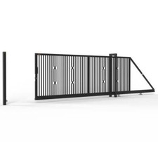 Schiebetor Schienentor Schwebetor Einfahrstor Stahltor Hoftor auf Maß RAL BR.25