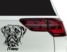 Aufkleber Hund Mastiff für Auto, Wohnwagen, Wohnmobil