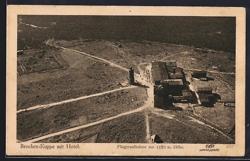 Ansichtskarte brocken hotel - brocken,,
