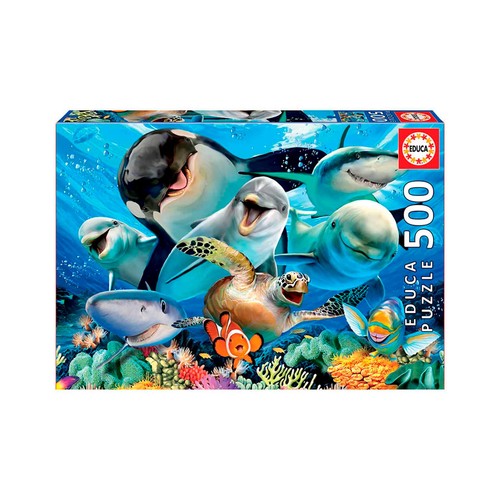 Puzzle 500 teile - puzzle, meerestiere