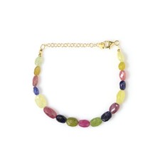 Multicolor Saphir vergoldetes