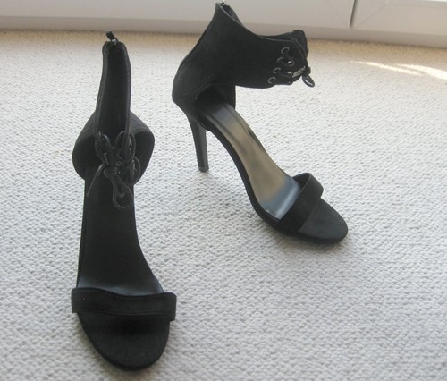 High heel sandalette schwarz - heel,