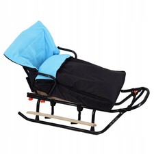 Metall Schlitten mit Lehne