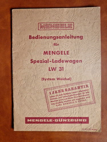 Mengele bedienungsanleitung - mengele,