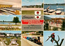 Hemsbach  Bergstrasse Hemsbacher Strandbad Bowling Strand Minigolf Inselbahn Kin