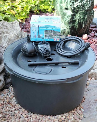 Becken mit gfk deckel - pe,