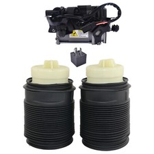 2× Luftfederbälge Hinten + 1× Kompressorpumpe für Mercedes E-Klasse W212 C218