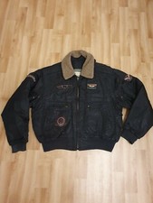 US REDSKINS, Fliegerjacke, Schwarz, XXL, Herren