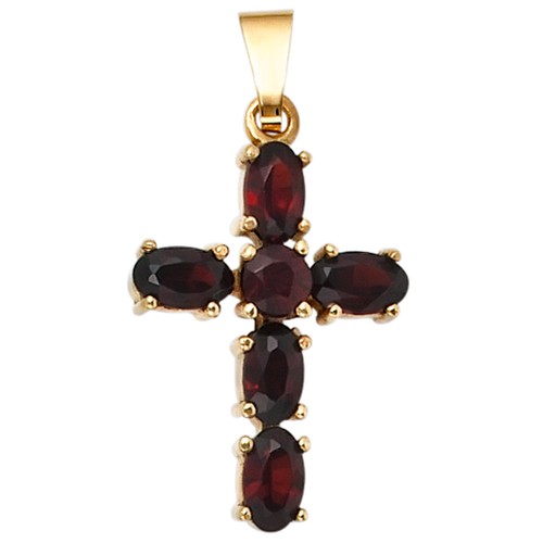 Anhänger kreuz 375 gold - anhänger,