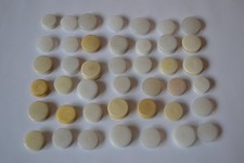 Konvolut alte Knöpfe Bettwäscheknöpfe Doppelknöpfe Vintage Deko