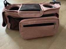 Kinderwagen Tasche Baby Aufbewahrung Organizer Altrosa Neu