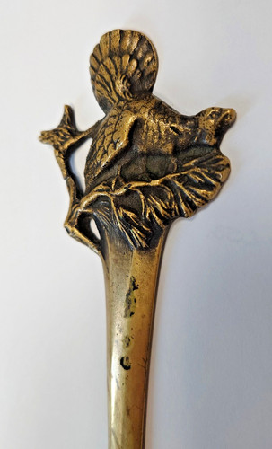Vintage brieföffner messing - brieföffner,