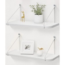 Wandregal Weiß Holz Metall