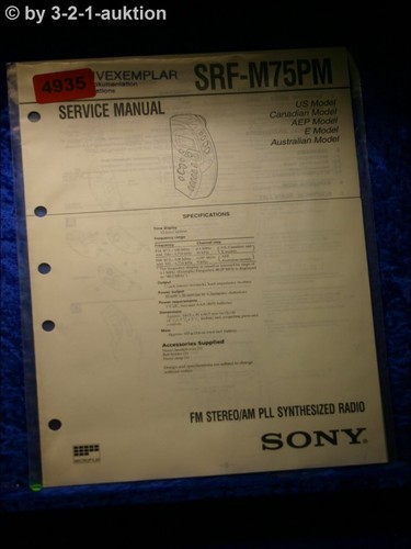 Sony service manual - sony,