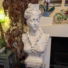 Vintage weiße Crackle Glasur