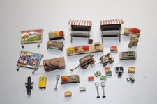 Noch und andere Figurensatz Marktplatz Parkuhren Stände Plakate Spur H0 #M197