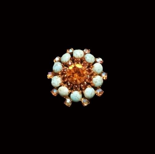 Brosche cabochons kristall - brosche, und
