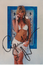 Claudia Schiffer, orig sign