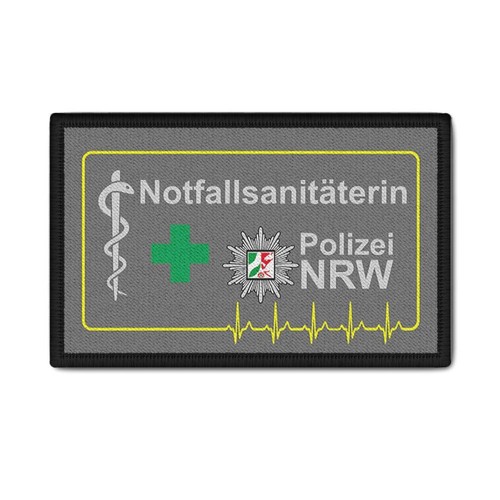 Patch 8x6cm polizei - 9,8x6cm, nrw