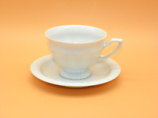 Kaffeetasse mit Untertasse von Rosenthal Maria weiß