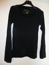 QS S.OLIVER- mega edles & sexy Shirt  Gr. XS - Schwarz - classic Longsleeve -WOW
