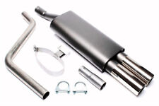 Sportauspuff 2x76mm rund