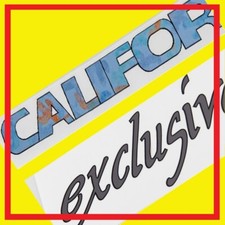 VW T4 CALIFORNIA Exclusive Aufklebersatz Schriftzug VERSANDFREI