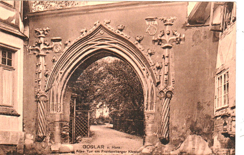 Goslar altes tor am - -,