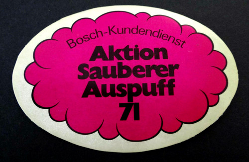 Werbe aufkleber bosch - werbe-aufkleber,